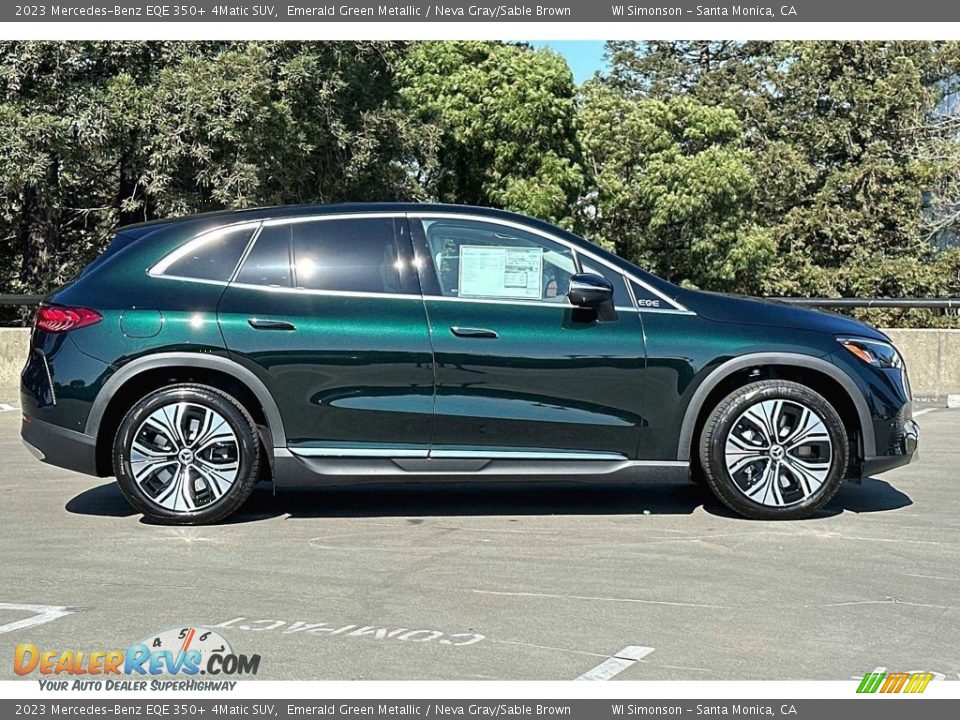 Emerald Green Metallic 2023 Mercedes-Benz EQE 350+ 4Matic SUV Photo #3