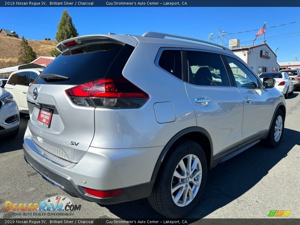 Brilliant Silver 2019 Nissan Rogue SV Photo #6