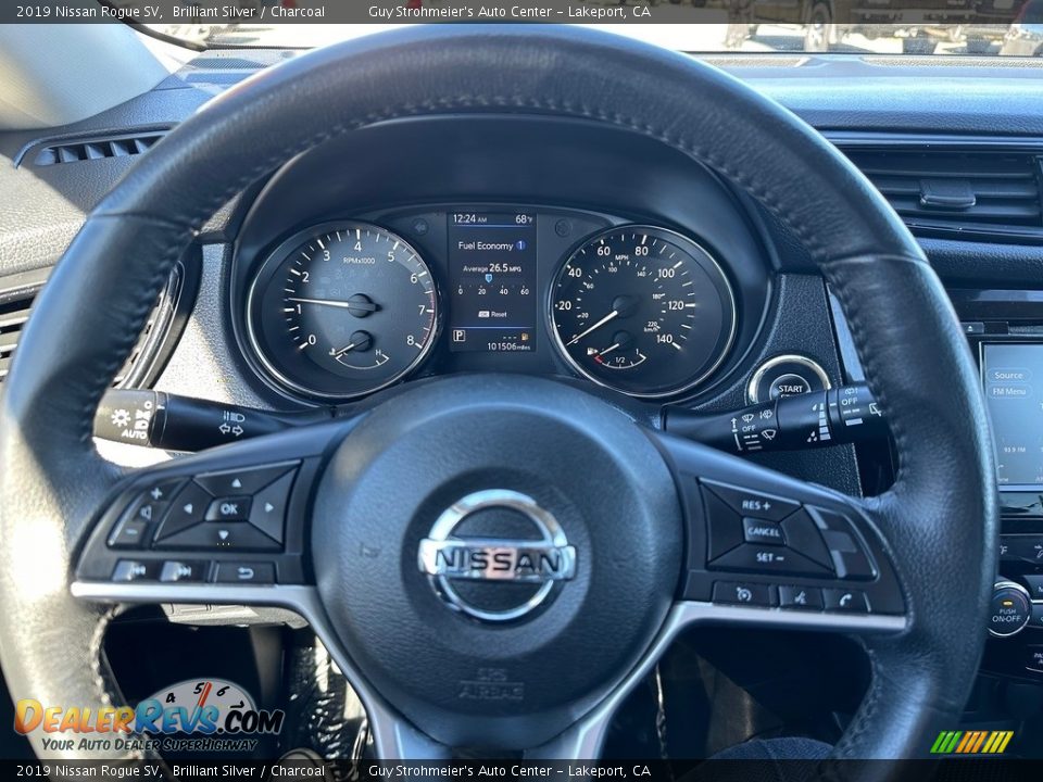 2019 Nissan Rogue SV Steering Wheel Photo #8
