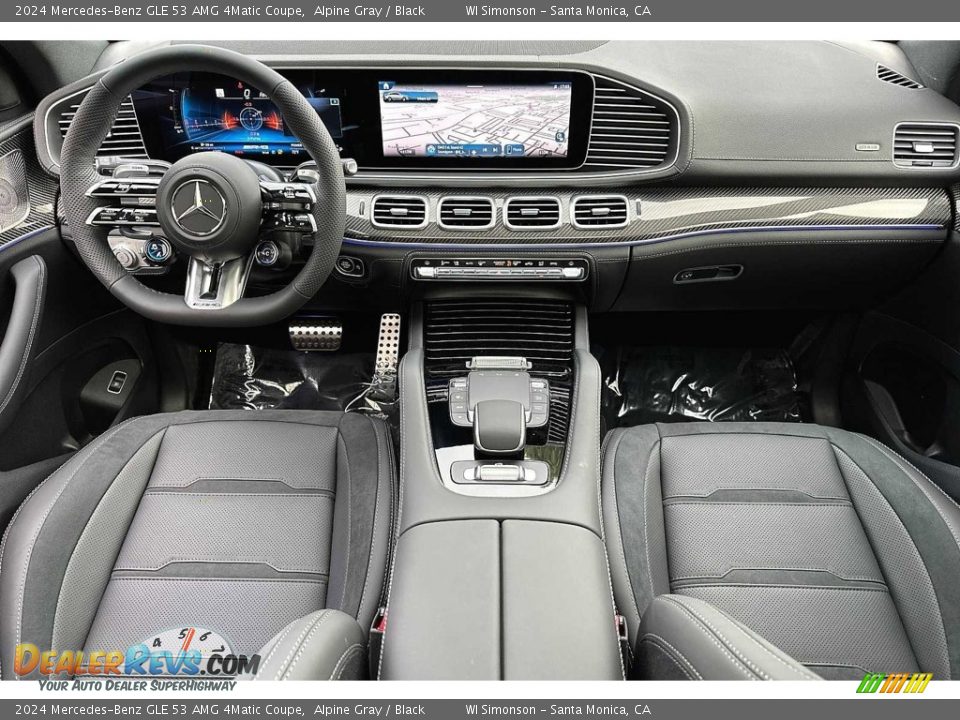 Dashboard of 2024 Mercedes-Benz GLE 53 AMG 4Matic Coupe Photo #10
