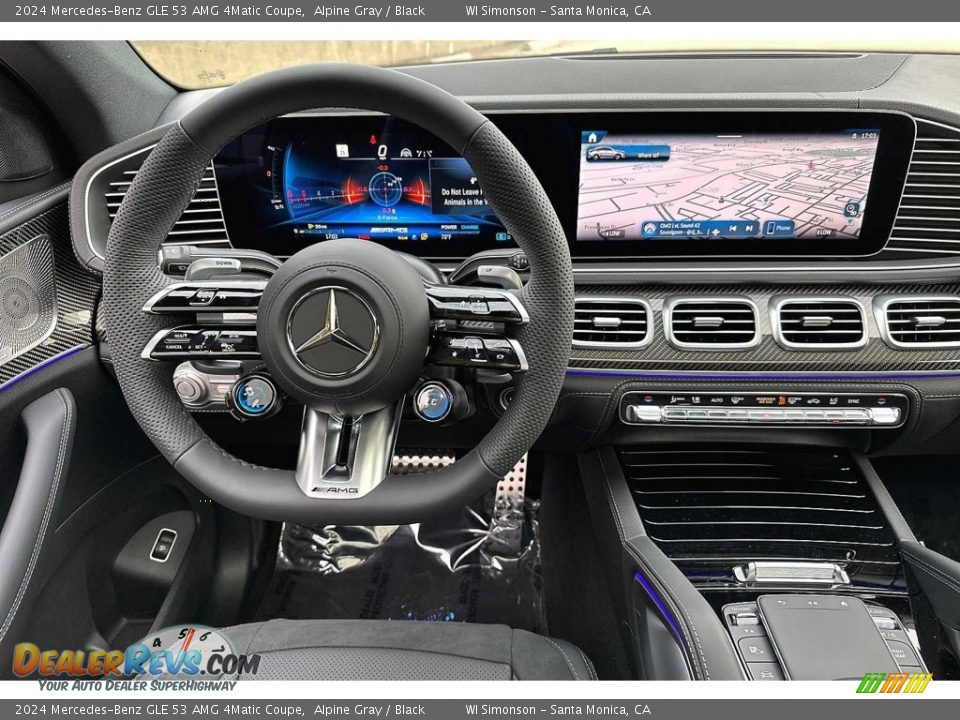 Dashboard of 2024 Mercedes-Benz GLE 53 AMG 4Matic Coupe Photo #11