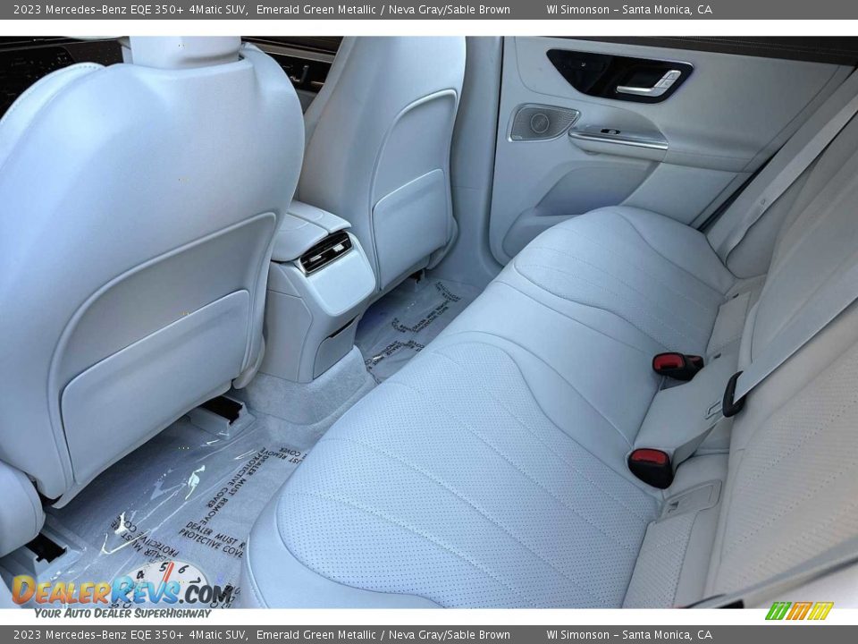 Rear Seat of 2023 Mercedes-Benz EQE 350+ 4Matic SUV Photo #9