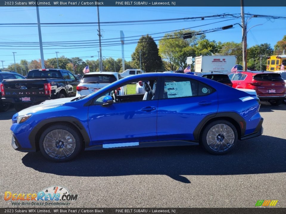 2023 Subaru WRX Limited WR Blue Pearl / Carbon Black Photo #3