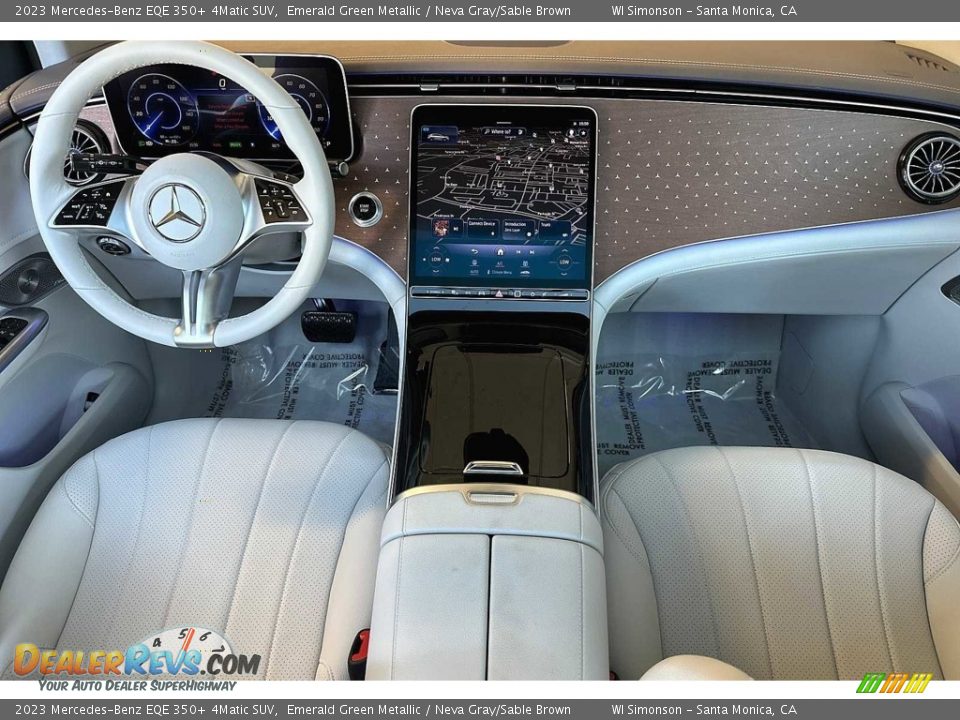 Dashboard of 2023 Mercedes-Benz EQE 350+ 4Matic SUV Photo #10