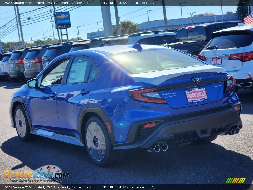 2023 Subaru WRX Limited WR Blue Pearl / Carbon Black Photo #4