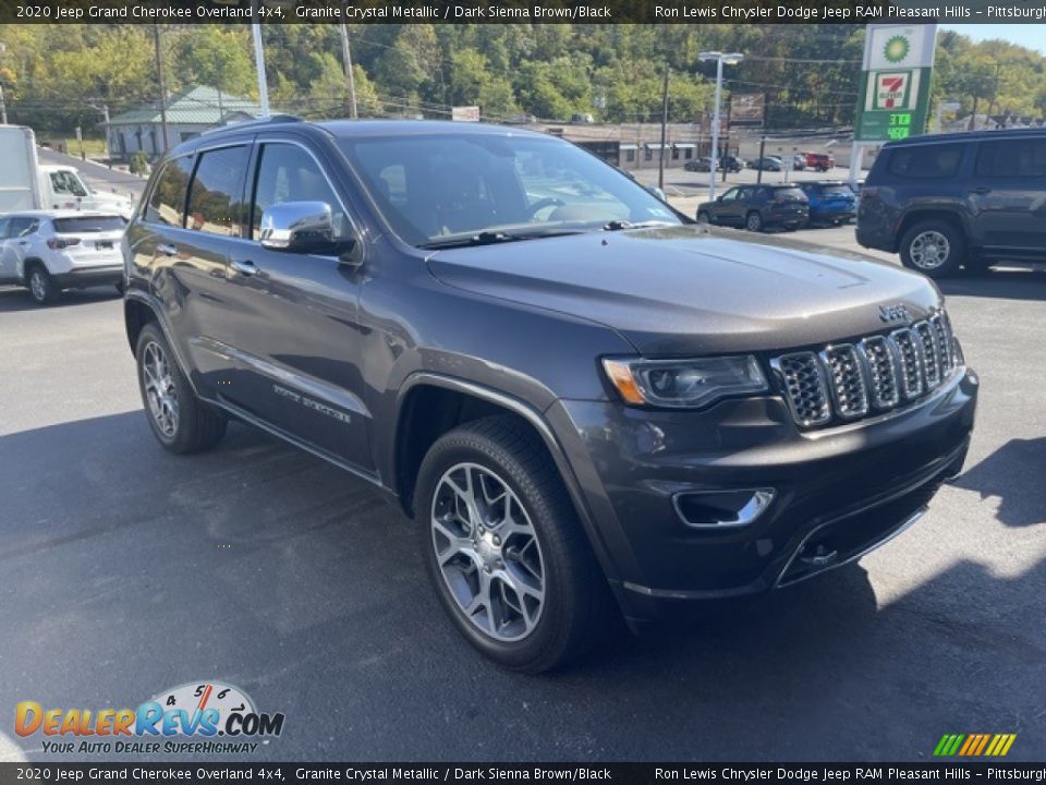 2020 Jeep Grand Cherokee Overland 4x4 Granite Crystal Metallic / Dark Sienna Brown/Black Photo #5