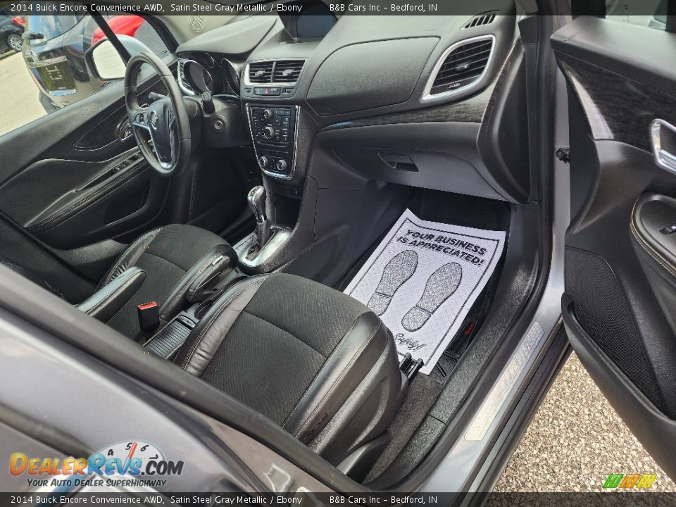 2014 Buick Encore Convenience AWD Satin Steel Gray Metallic / Ebony Photo #25