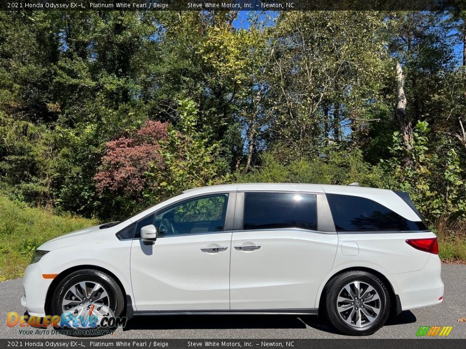 Platinum White Pearl 2021 Honda Odyssey EX-L Photo #1