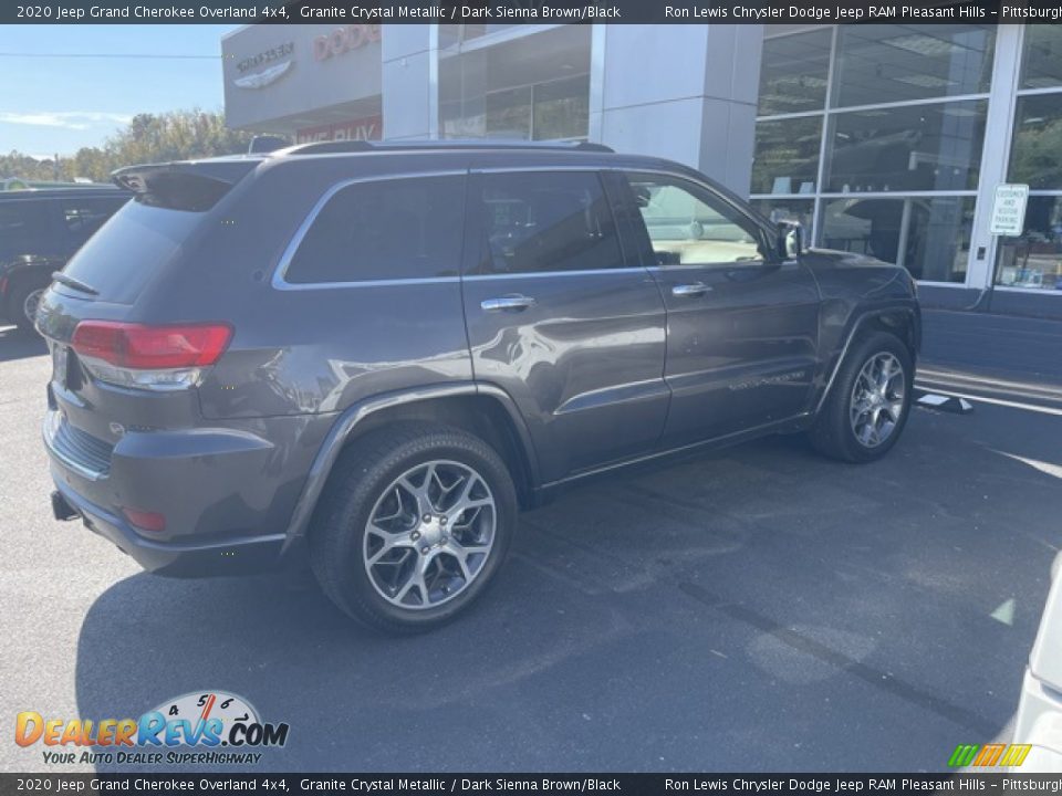 2020 Jeep Grand Cherokee Overland 4x4 Granite Crystal Metallic / Dark Sienna Brown/Black Photo #6