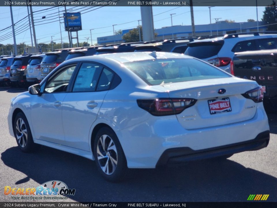 2024 Subaru Legacy Premium Crystal White Pearl / Titanium Gray Photo #4