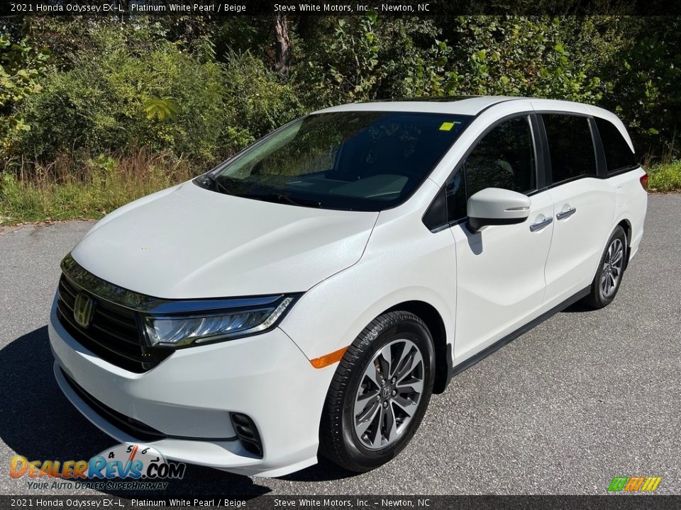 Platinum White Pearl 2021 Honda Odyssey EX-L Photo #2