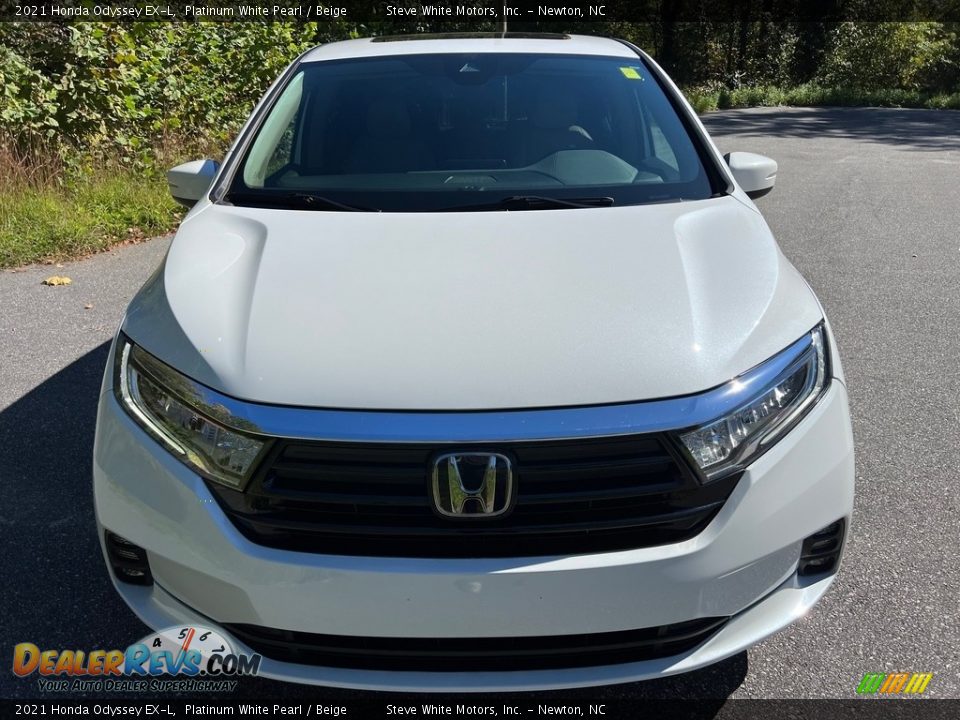 Platinum White Pearl 2021 Honda Odyssey EX-L Photo #3