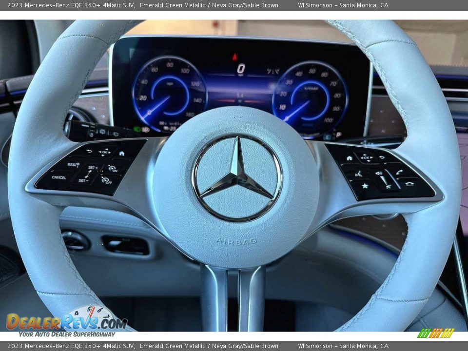 2023 Mercedes-Benz EQE 350+ 4Matic SUV Steering Wheel Photo #20