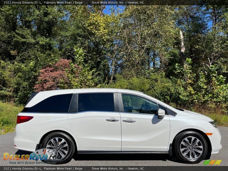Platinum White Pearl 2021 Honda Odyssey EX-L Photo #5