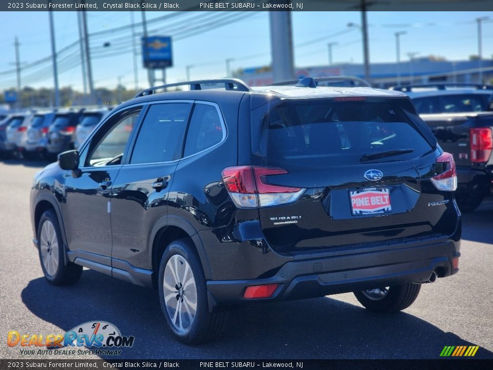 2023 Subaru Forester Limited Crystal Black Silica / Black Photo #4