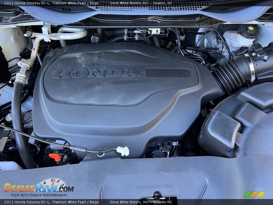 2021 Honda Odyssey EX-L Platinum White Pearl / Beige Photo #9