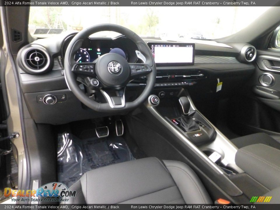 Black Interior - 2024 Alfa Romeo Tonale Veloce AWD Photo #12