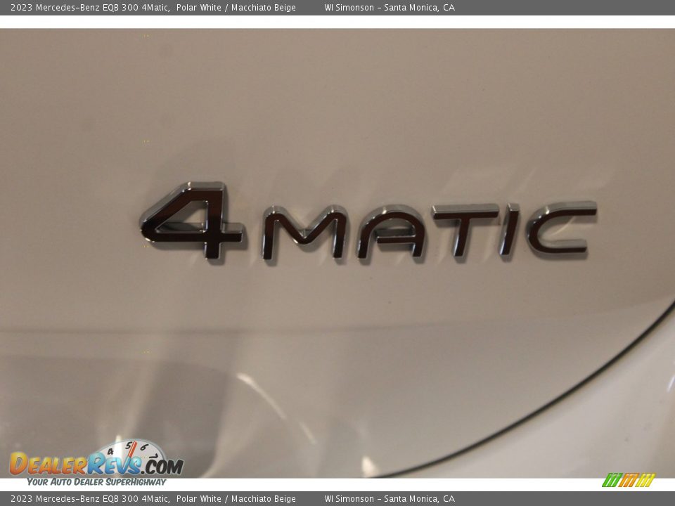 2023 Mercedes-Benz EQB 300 4Matic Polar White / Macchiato Beige Photo #7