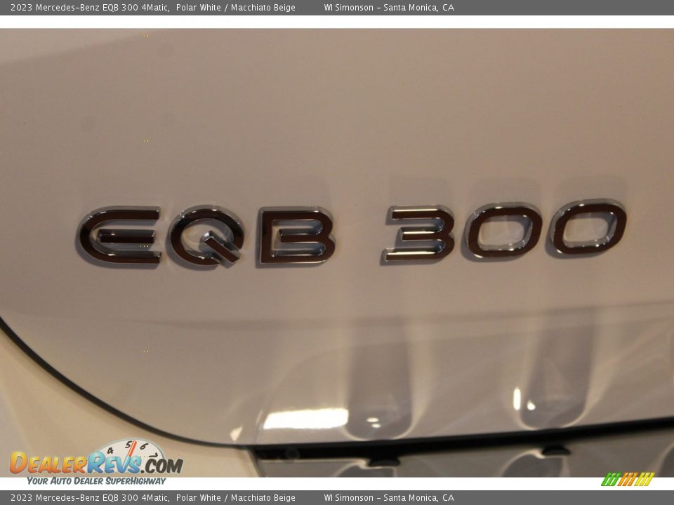 2023 Mercedes-Benz EQB 300 4Matic Polar White / Macchiato Beige Photo #8