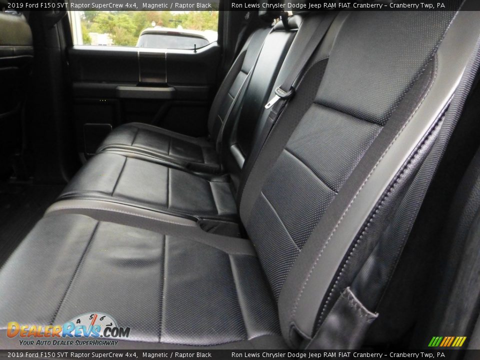 Rear Seat of 2019 Ford F150 SVT Raptor SuperCrew 4x4 Photo #11
