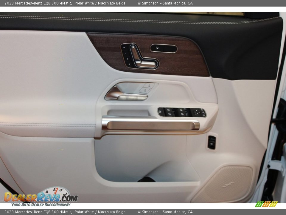 2023 Mercedes-Benz EQB 300 4Matic Polar White / Macchiato Beige Photo #12