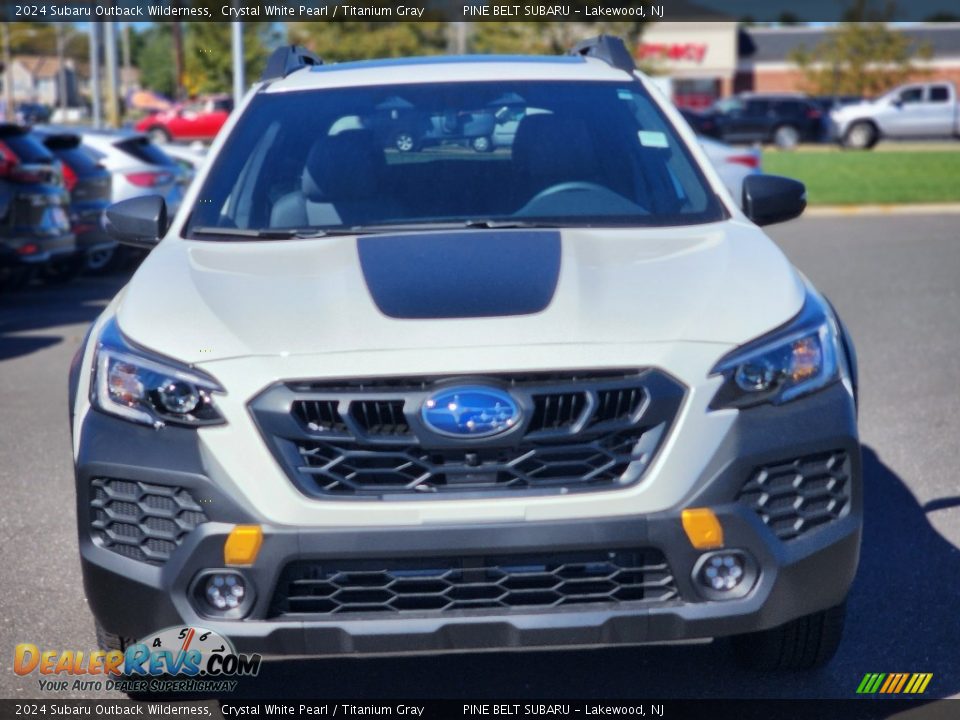 2024 Subaru Outback Wilderness Crystal White Pearl / Titanium Gray Photo #3