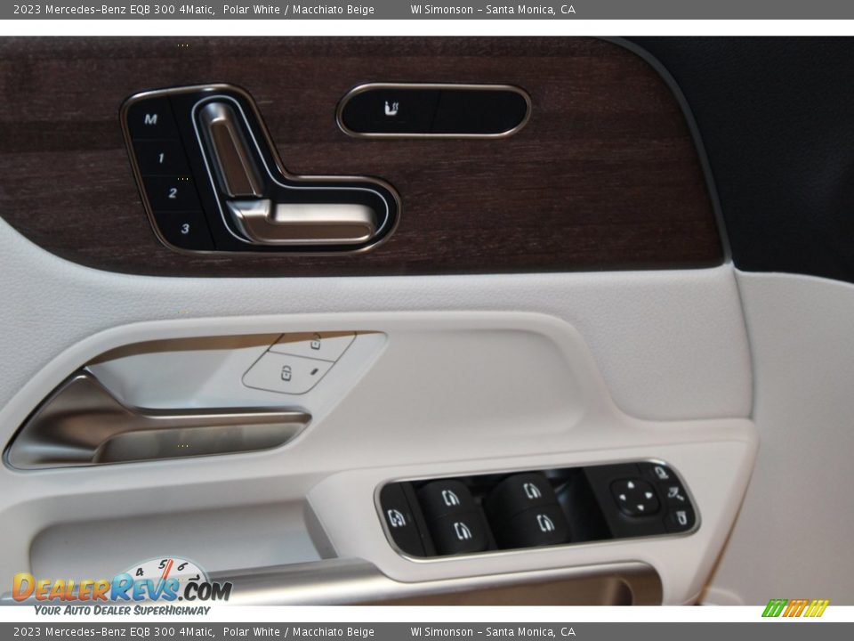 2023 Mercedes-Benz EQB 300 4Matic Polar White / Macchiato Beige Photo #13