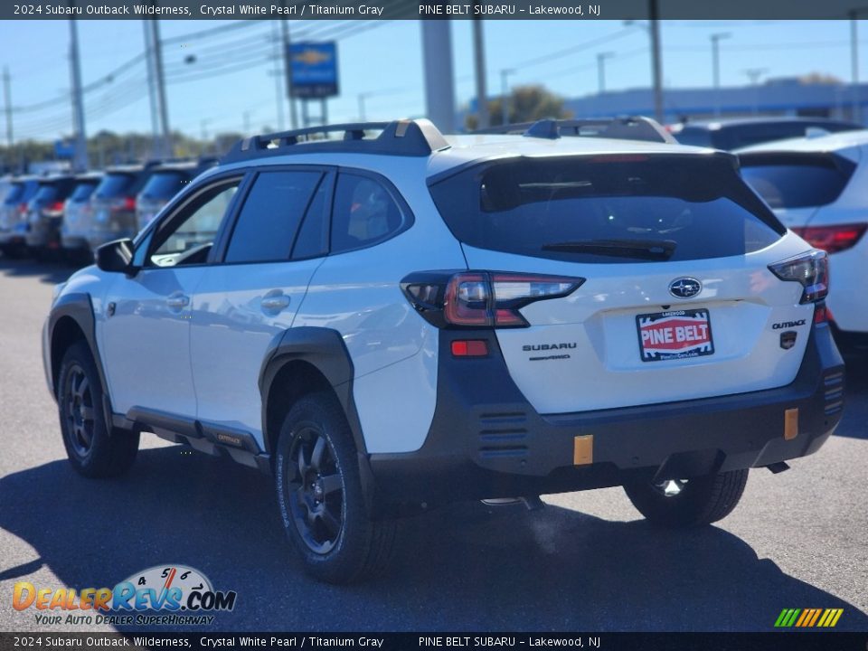 2024 Subaru Outback Wilderness Crystal White Pearl / Titanium Gray Photo #4