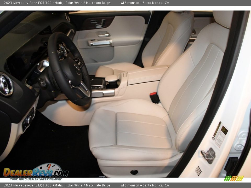2023 Mercedes-Benz EQB 300 4Matic Polar White / Macchiato Beige Photo #14