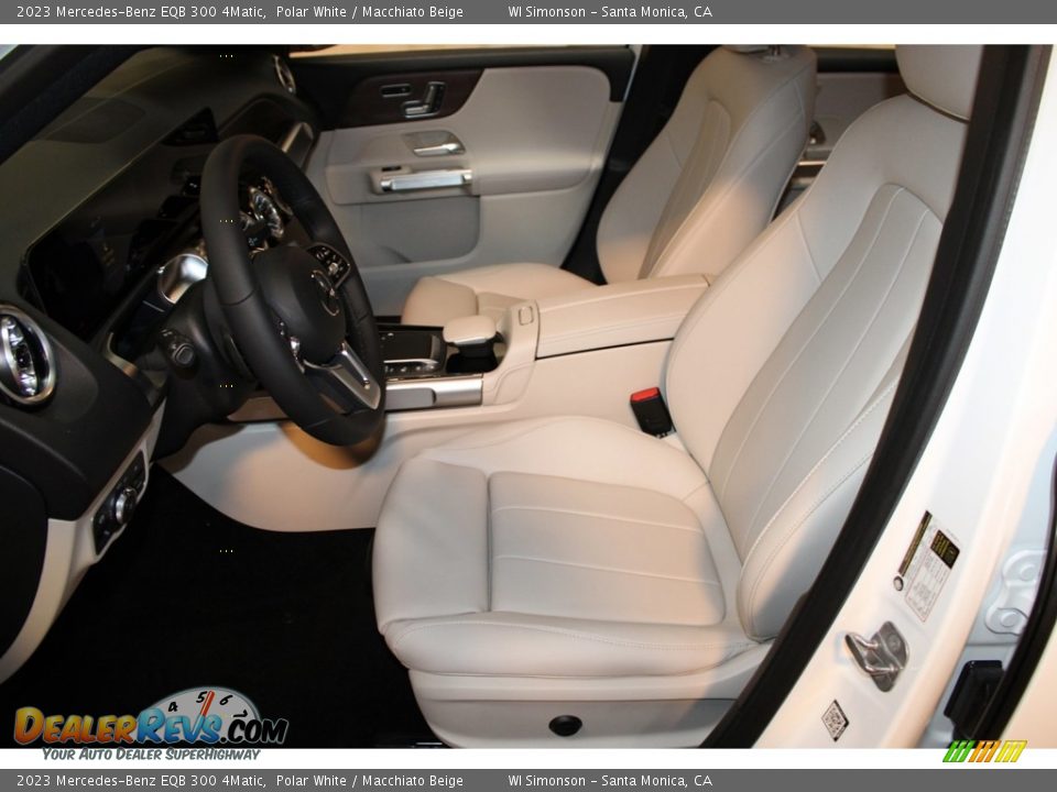 2023 Mercedes-Benz EQB 300 4Matic Polar White / Macchiato Beige Photo #14