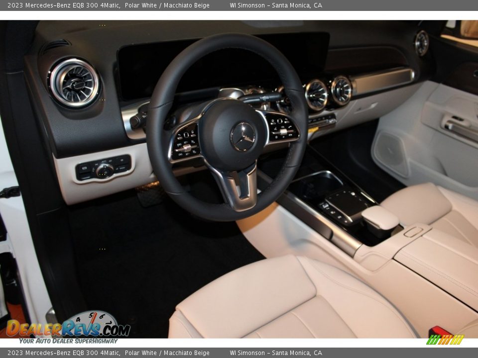 2023 Mercedes-Benz EQB 300 4Matic Polar White / Macchiato Beige Photo #15