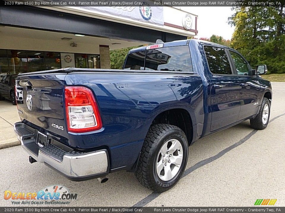 2020 Ram 1500 Big Horn Crew Cab 4x4 Patriot Blue Pearl / Black/Diesel Gray Photo #2