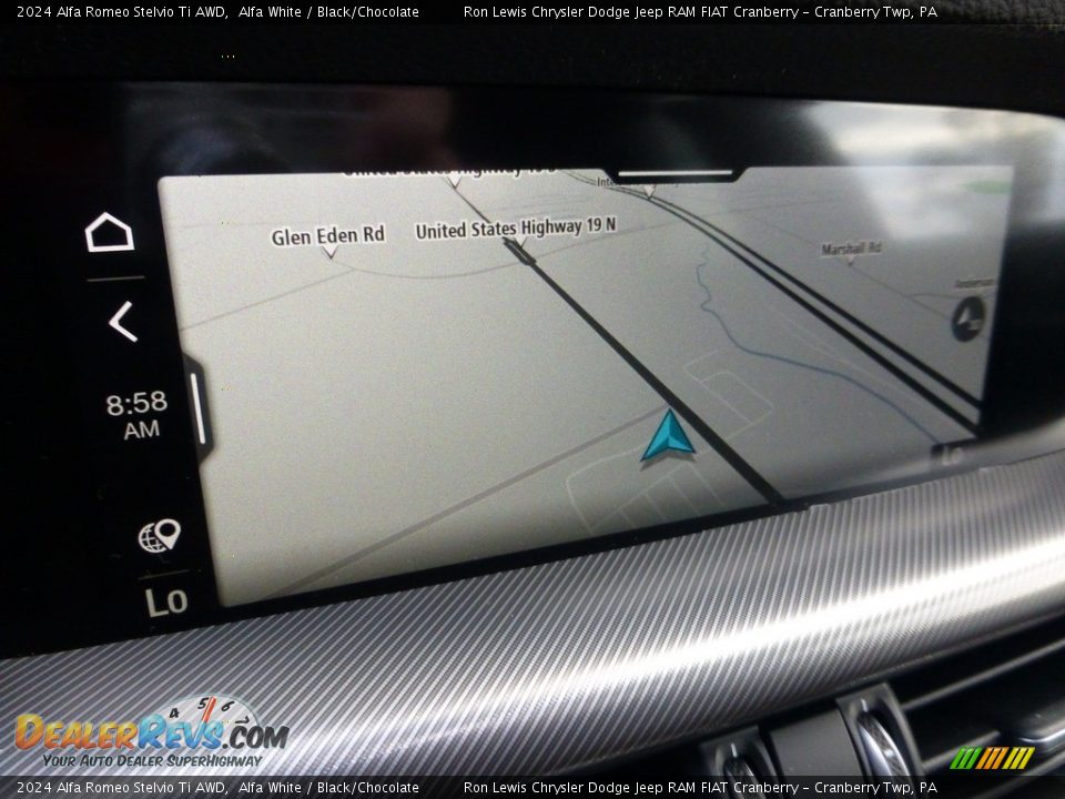 Navigation of 2024 Alfa Romeo Stelvio Ti AWD Photo #16