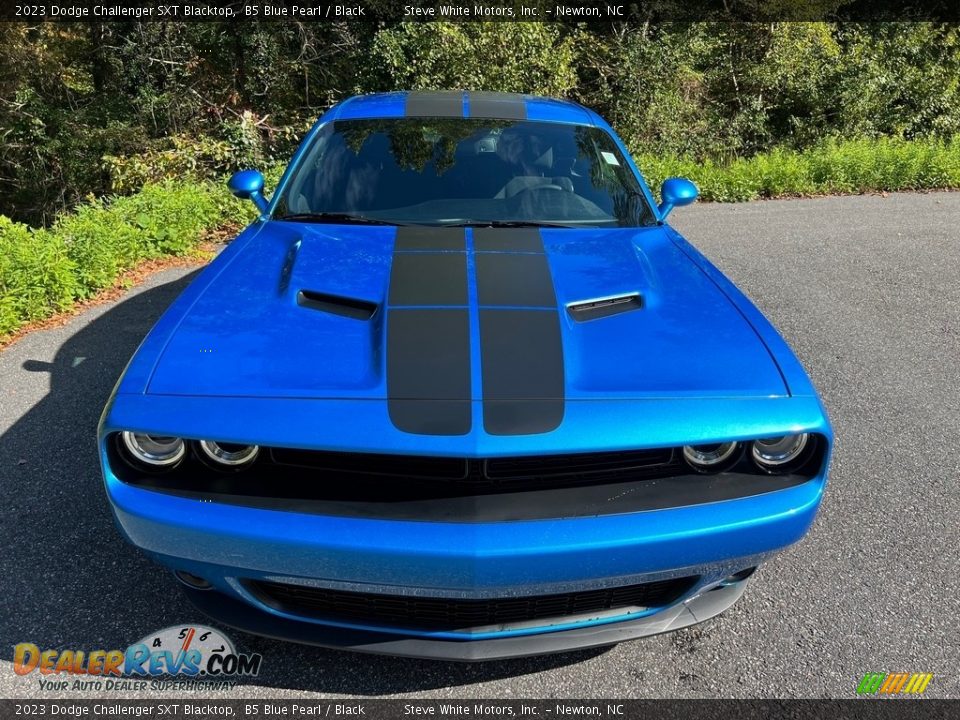 2023 Dodge Challenger SXT Blacktop B5 Blue Pearl / Black Photo #3