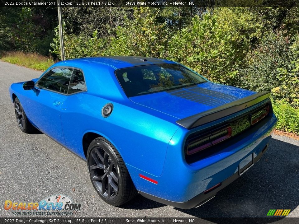 2023 Dodge Challenger SXT Blacktop B5 Blue Pearl / Black Photo #8