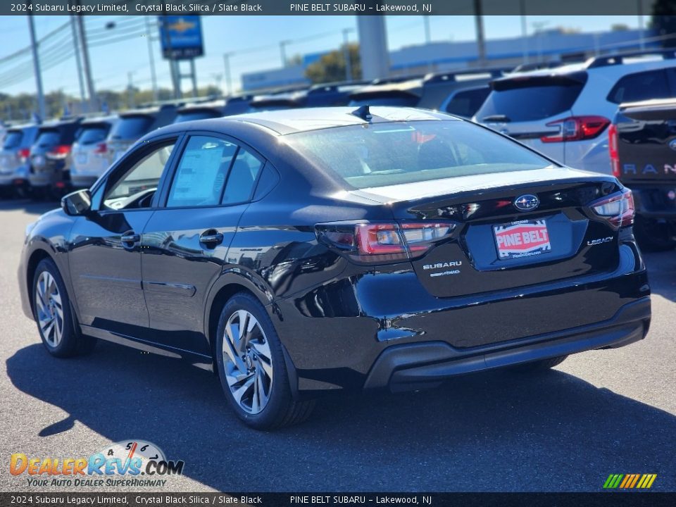 2024 Subaru Legacy Limited Crystal Black Silica / Slate Black Photo #4
