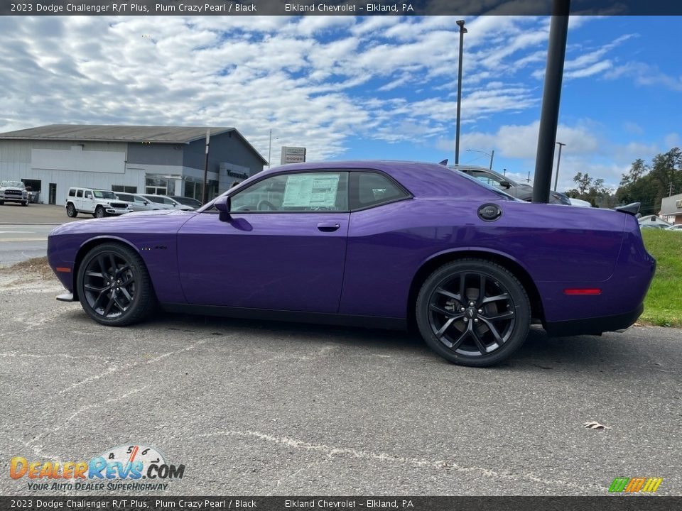 2023 Dodge Challenger R/T Plus Plum Crazy Pearl / Black Photo #3