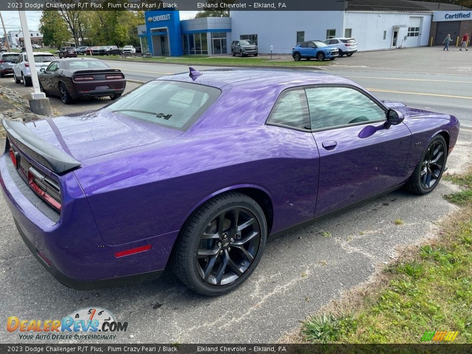 2023 Dodge Challenger R/T Plus Plum Crazy Pearl / Black Photo #4