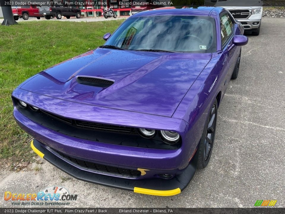 2023 Dodge Challenger R/T Plus Plum Crazy Pearl / Black Photo #5