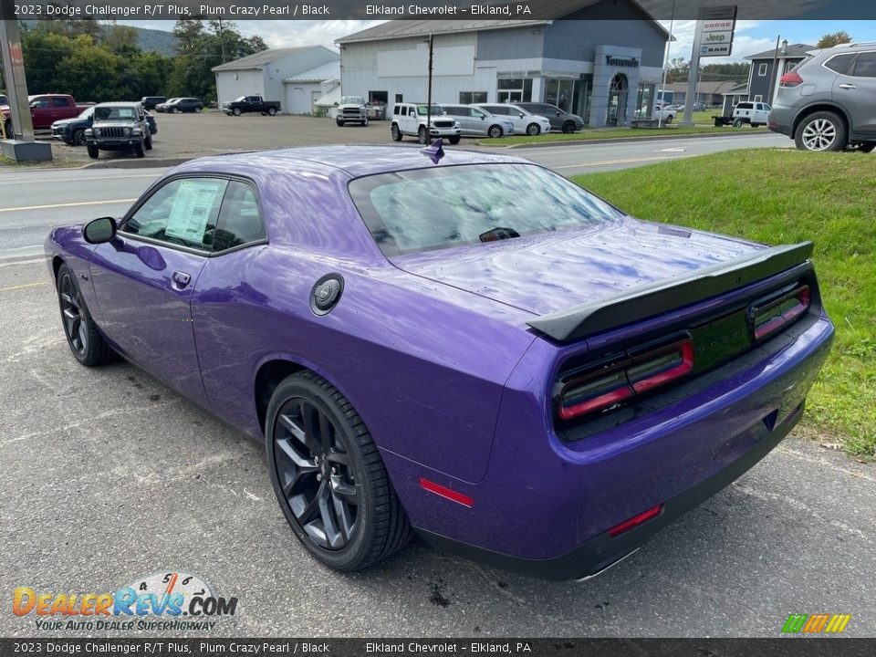 2023 Dodge Challenger R/T Plus Plum Crazy Pearl / Black Photo #10