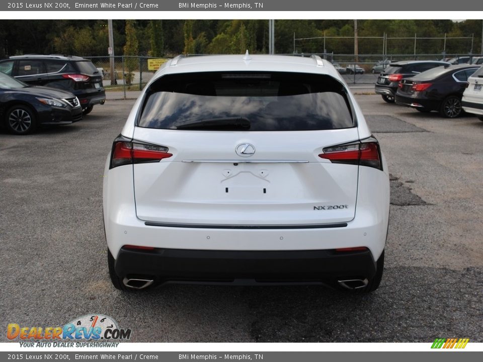 2015 Lexus NX 200t Eminent White Pearl / Creme Photo #4