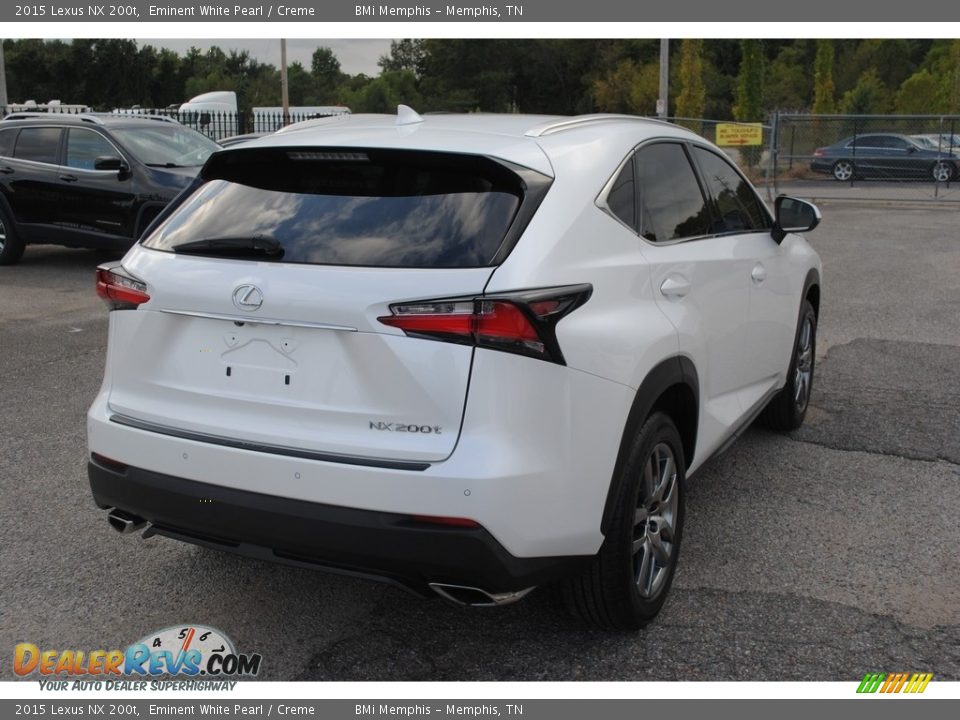 2015 Lexus NX 200t Eminent White Pearl / Creme Photo #5