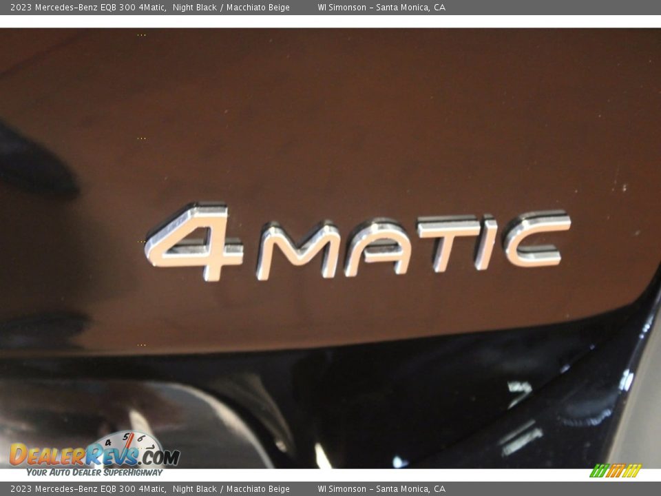 2023 Mercedes-Benz EQB 300 4Matic Night Black / Macchiato Beige Photo #7