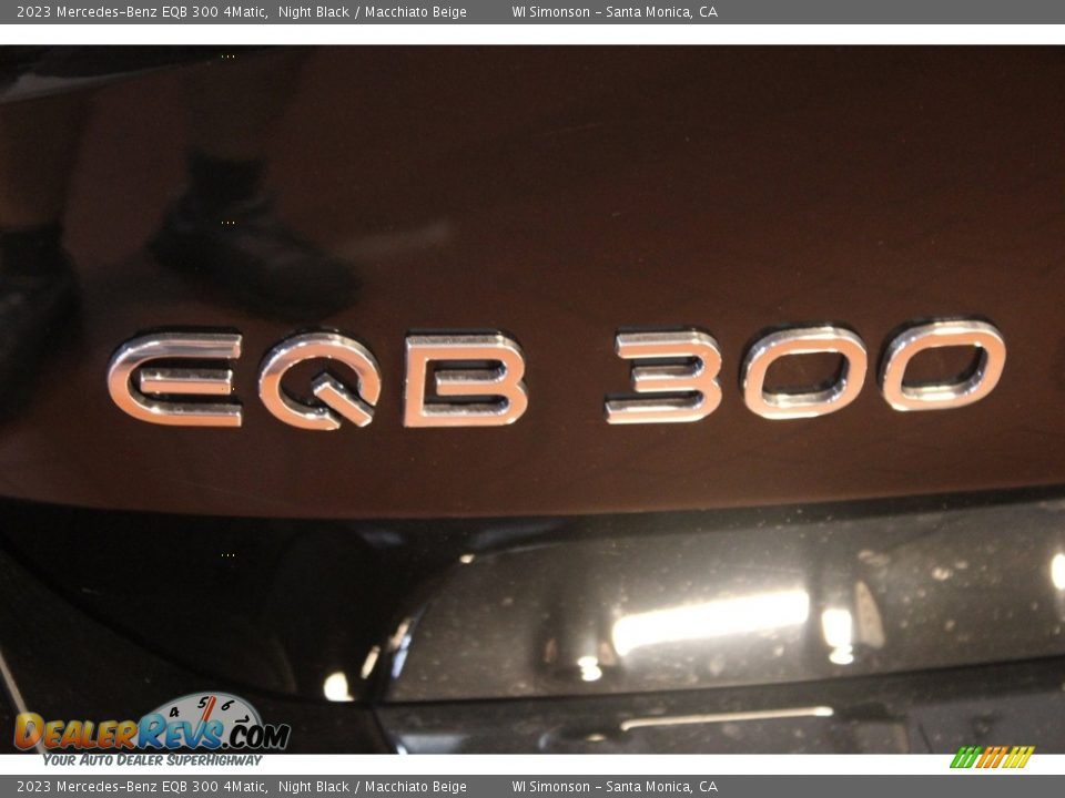 2023 Mercedes-Benz EQB 300 4Matic Night Black / Macchiato Beige Photo #8