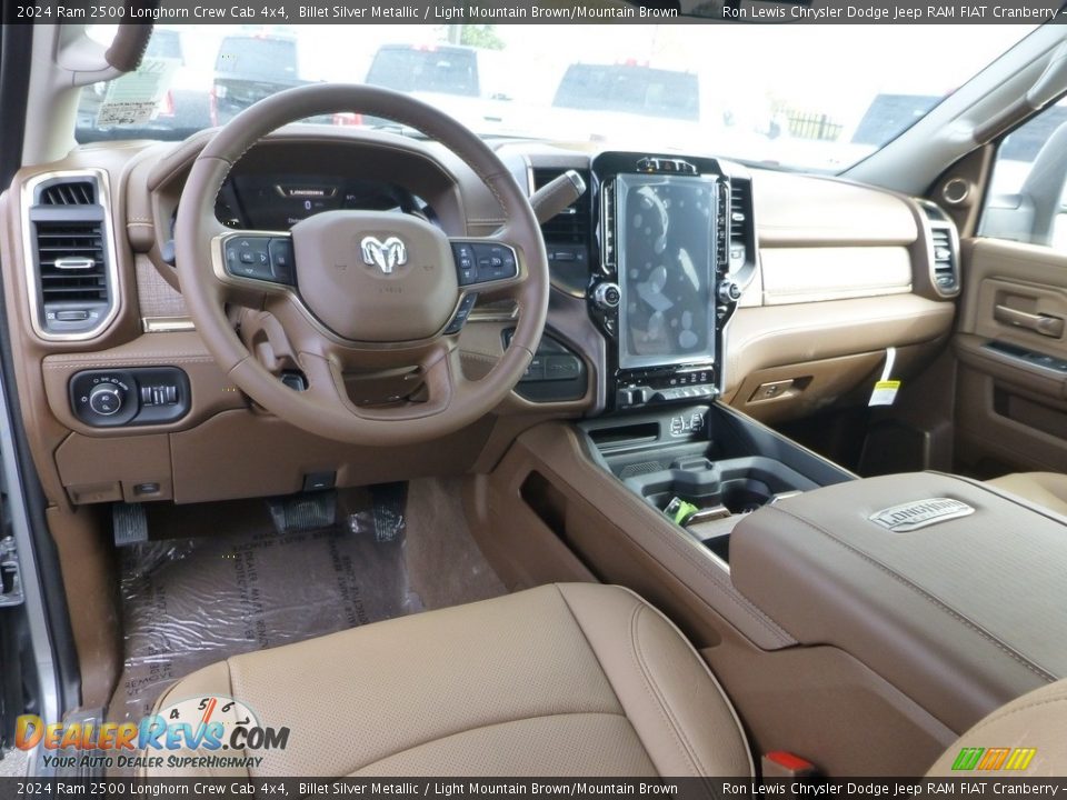 Light Mountain Brown/Mountain Brown Interior - 2024 Ram 2500 Longhorn Crew Cab 4x4 Photo #14