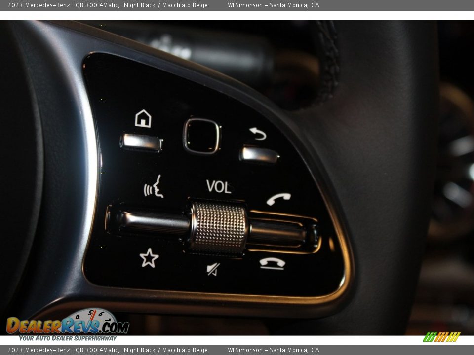 2023 Mercedes-Benz EQB 300 4Matic Night Black / Macchiato Beige Photo #17