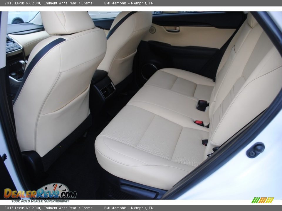 Rear Seat of 2015 Lexus NX 200t Photo #21