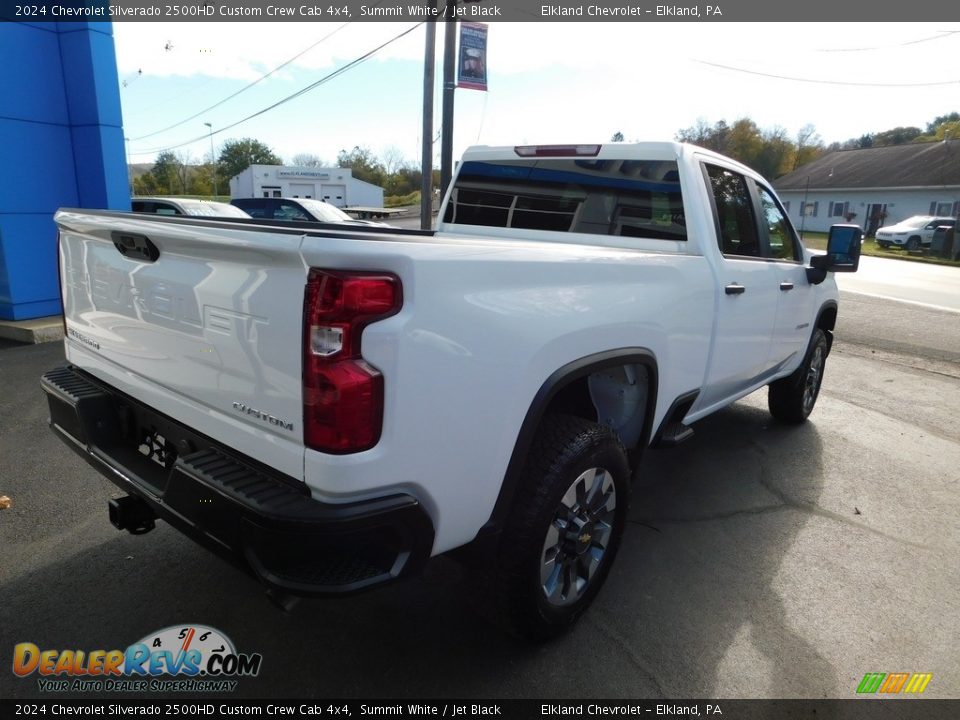 2024 Chevrolet Silverado 2500HD Custom Crew Cab 4x4 Summit White / Jet Black Photo #8