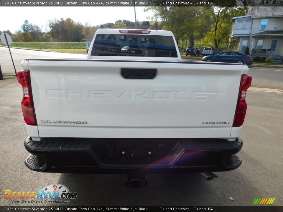 2024 Chevrolet Silverado 2500HD Custom Crew Cab 4x4 Summit White / Jet Black Photo #9