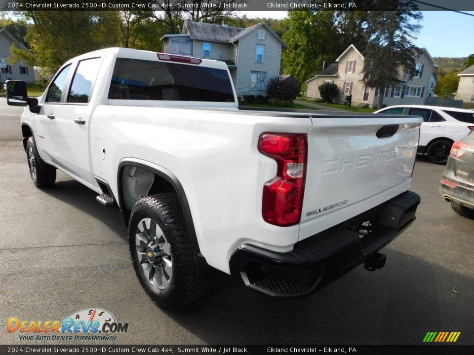 2024 Chevrolet Silverado 2500HD Custom Crew Cab 4x4 Summit White / Jet Black Photo #10